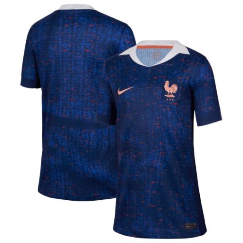 France Nike Home Dri Fit Adv Match Shirt 2025 – Kids