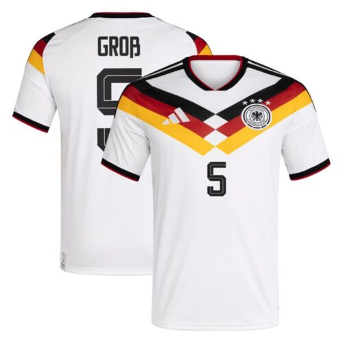 Germany National Team adidas Home Shirt 2026 with Groß 5 printing